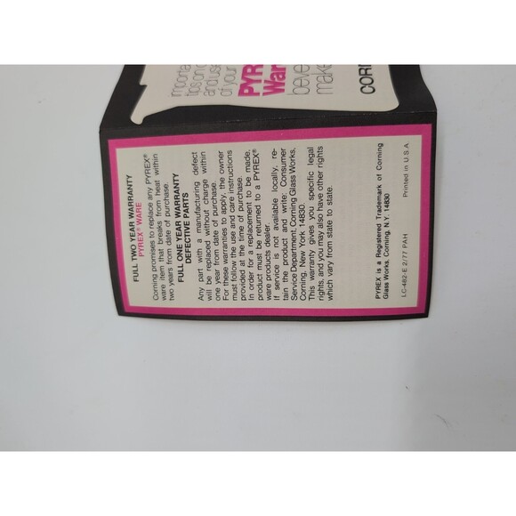 Pyrex 8446 30oz 6 cup Glass Teapot Coffee Pot Kettle With Box! - Picture 6 of 13